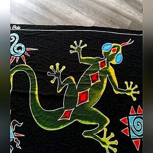 Large Costa Rican shawl. 64.5"x43". Multicolor$35